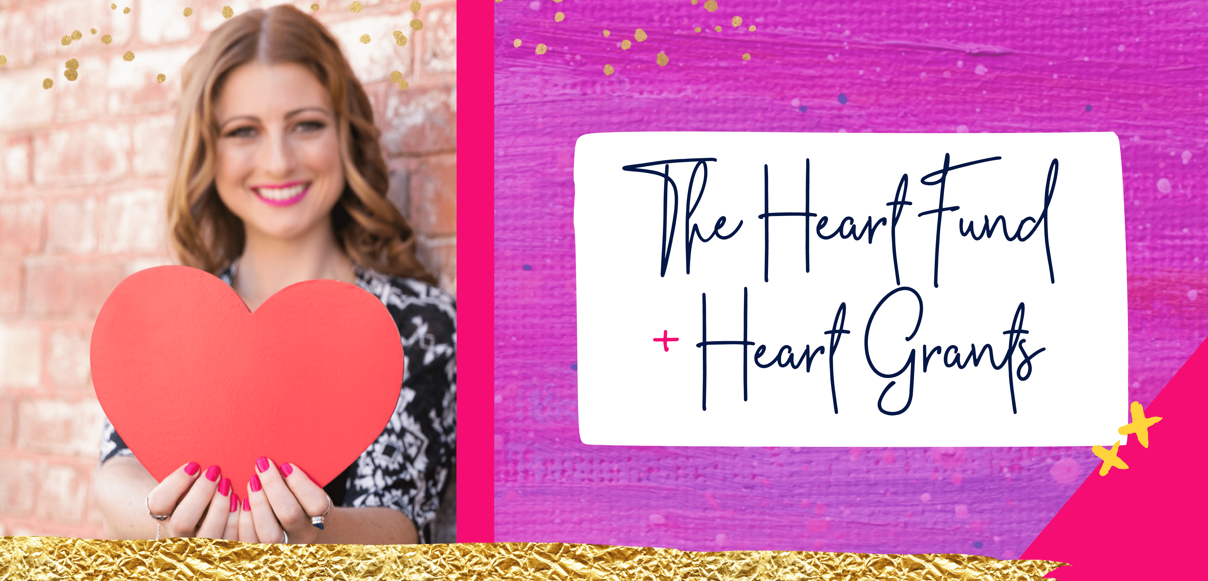 'Heart Fund + Grants' page header